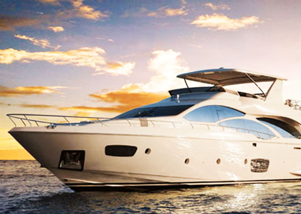 Group rental of yacht